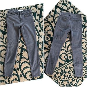 Athleta Sculptek Skinny Jeans Carbon Wash Size 6